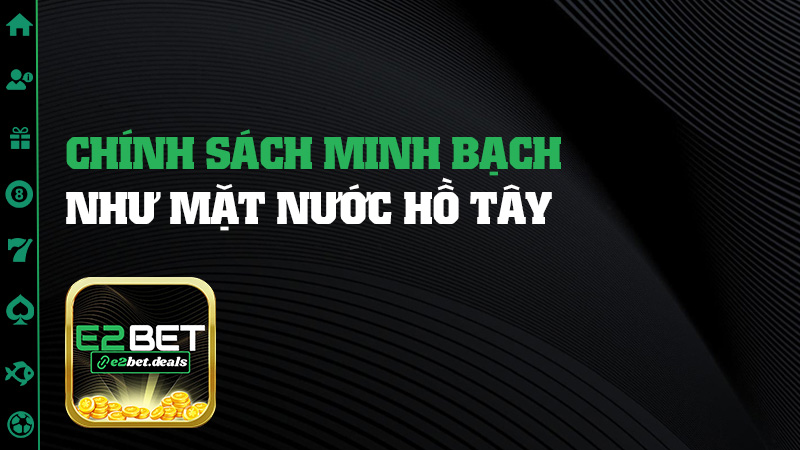 Chính sách minh bạch như mặt nước Hồ Tây